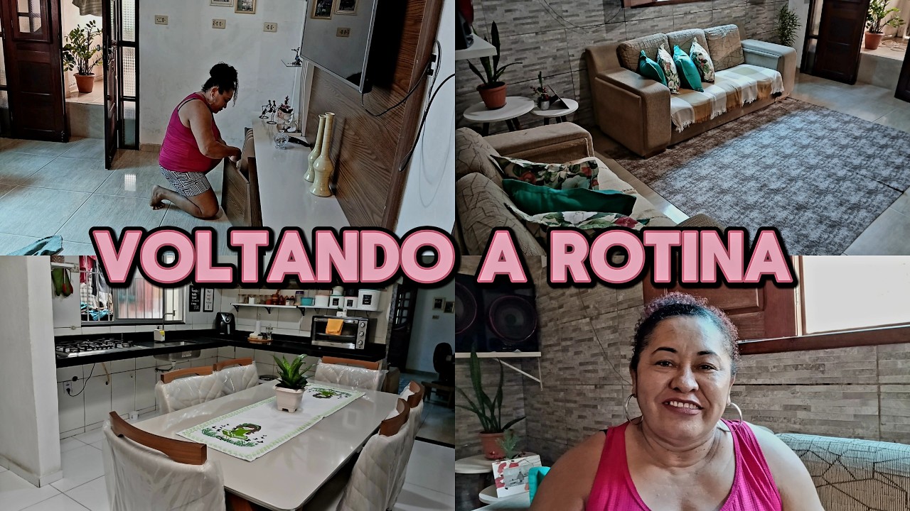 Voltando a Rotina Limpeza e Organização da Casa