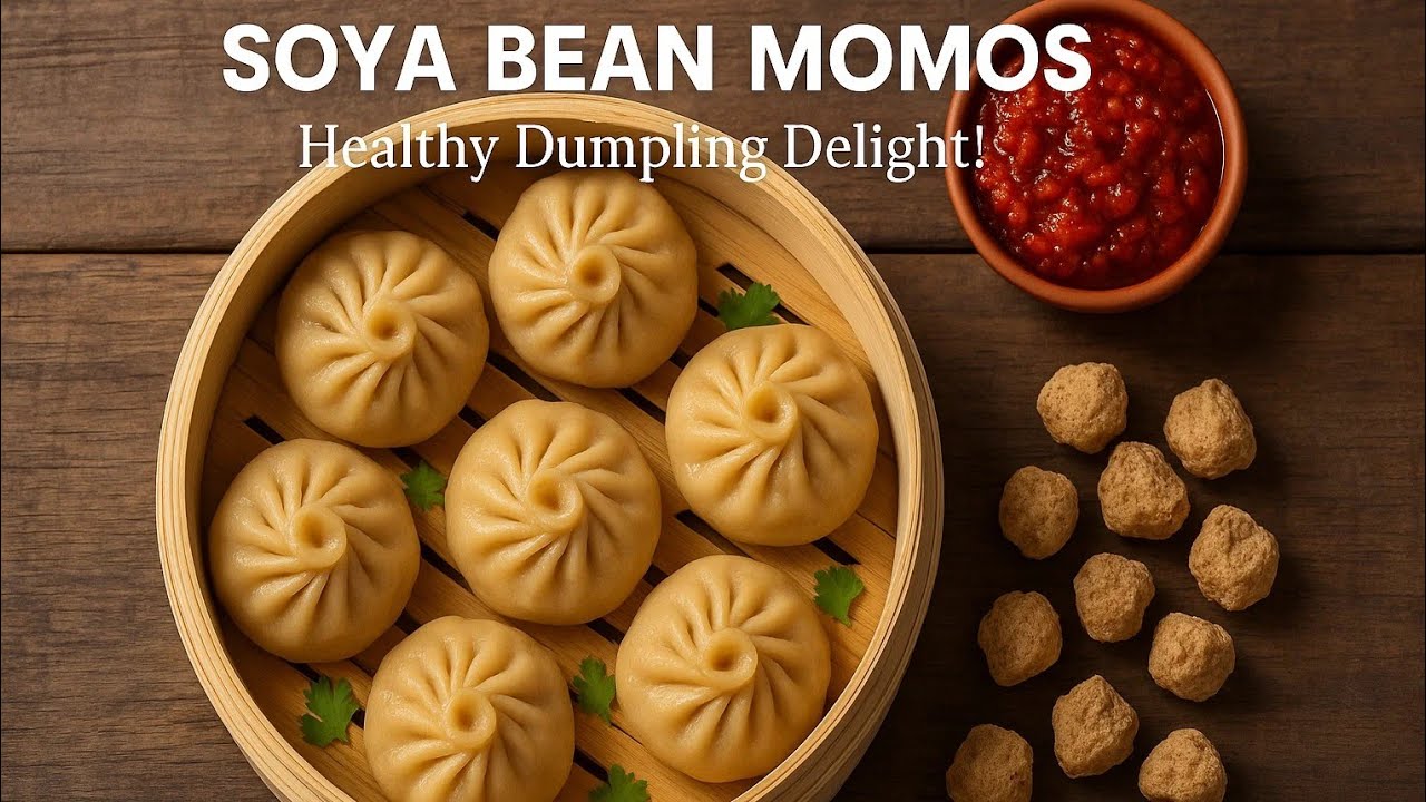 Veg soyabean momos recipe 🤤 very easy tasty and healthy