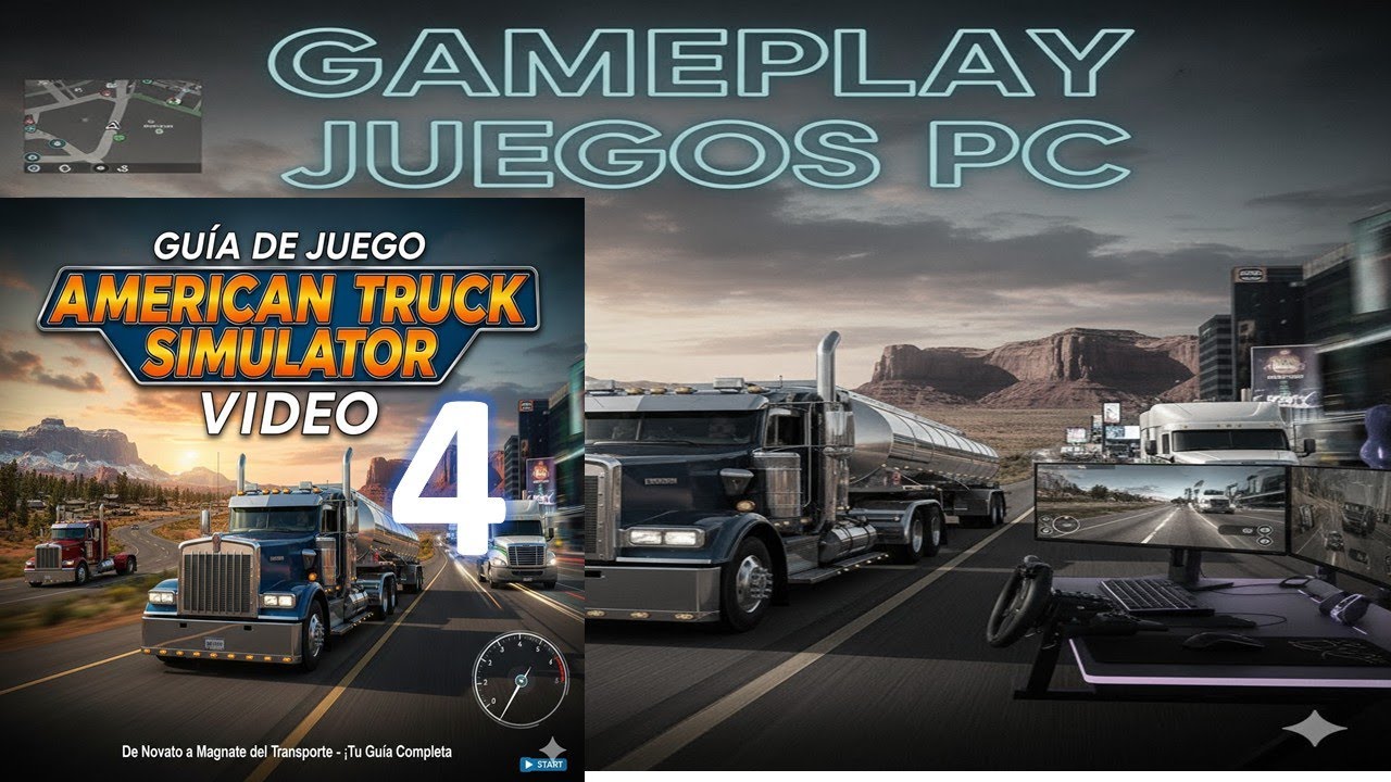 GUIA DE JUEGO AMERICAN TRUCKS SIMULATOR VIDEO 4