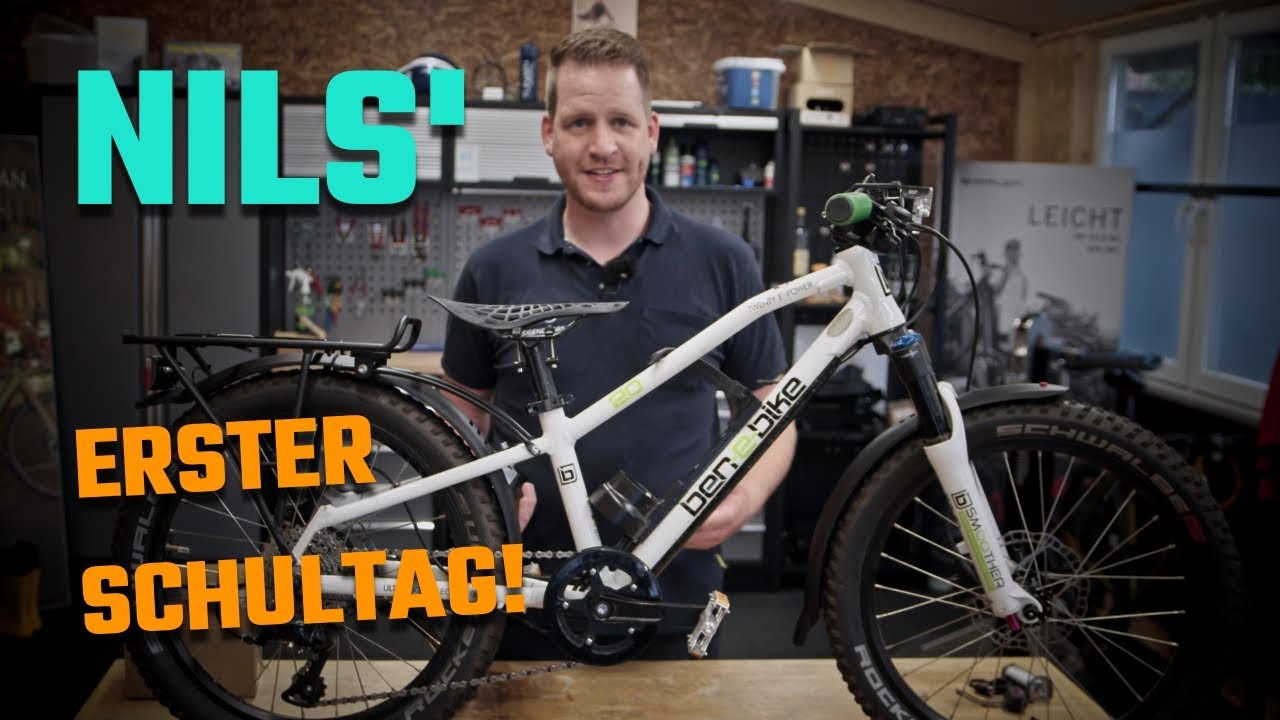 Erster Schultag: Stvzo-Umbau am Ben E Bike - Ebike für Kinder :)