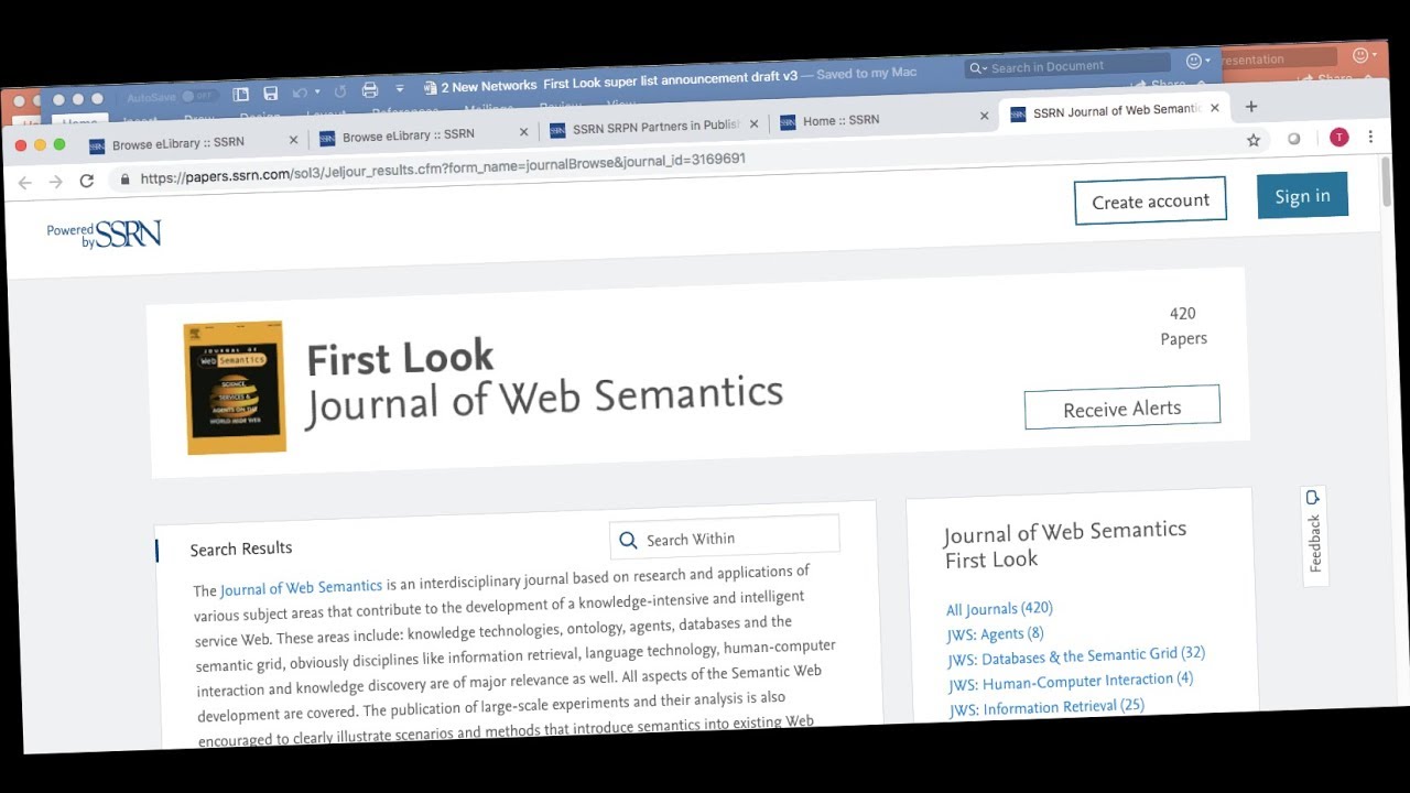 SSRN First Look