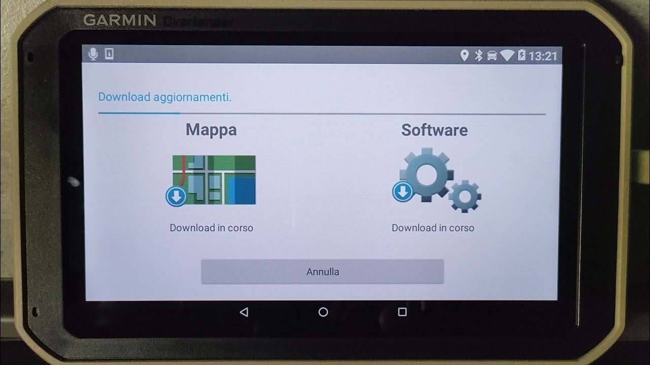 RC53 - Garmin Overlander® Inizializzazione e aggiornamento firmware e mappe con WiFi