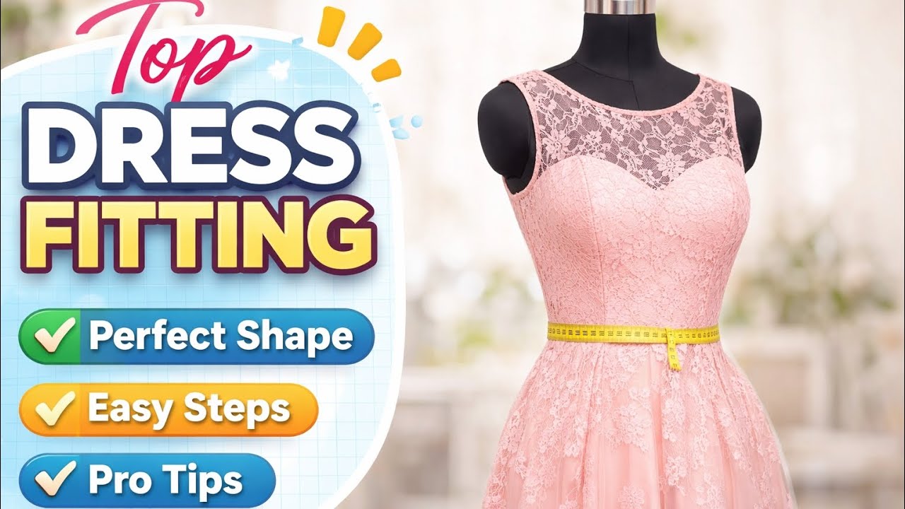 #Top Dress Fitting | Perfect Fit Step-by-Step (Easy Method) #trendingvedio 