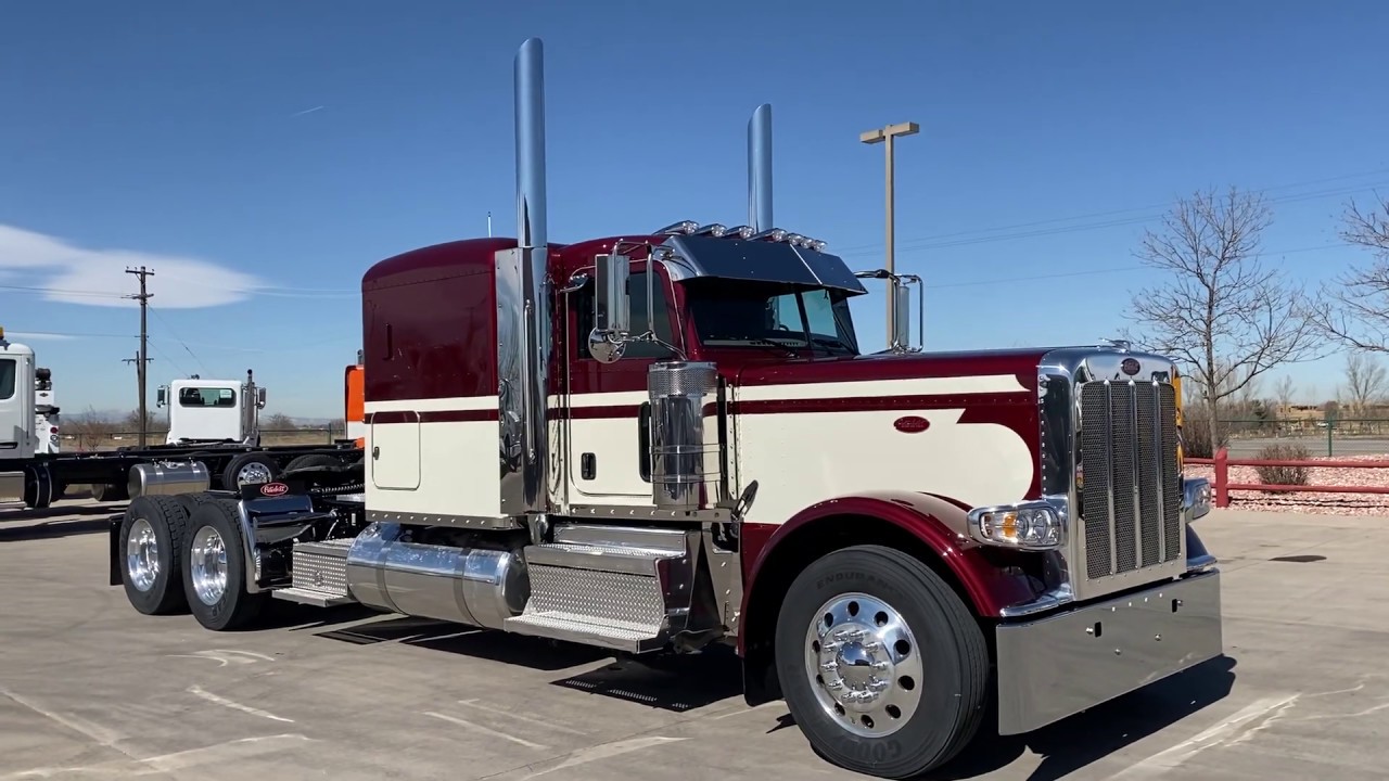 Just arrived 1 of 4 NEW 2021 Peterbilt 389 Flat Tops!  Keith Couch (couchk@rushenterprises.com)