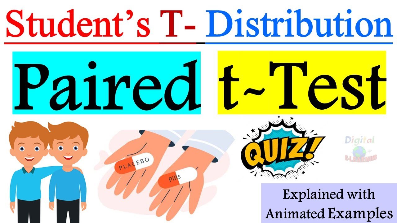 What is Paired Samples T-Test in Statistics ? | Student's t-distribution ? | Explained with Examples