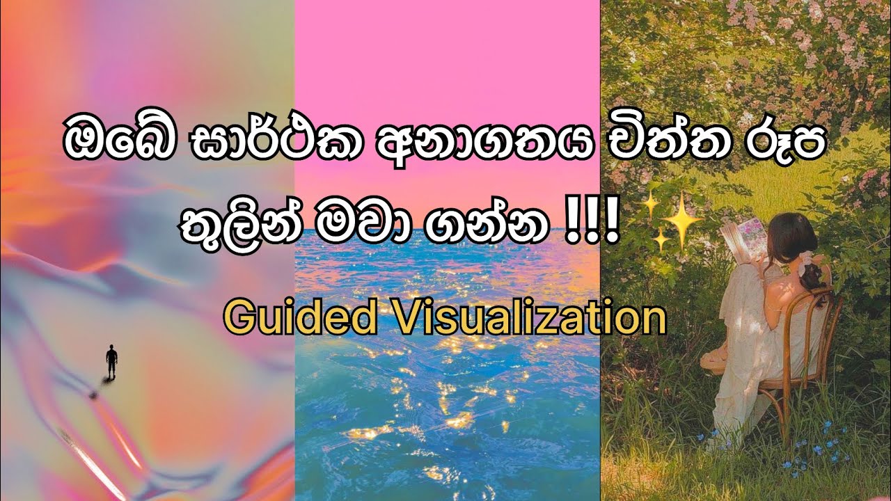 අනාගතයේ සාර්ථකව ජීවත්වන ඔබව මනසේ ඇසින් දකින්න 💜✨ #guidedvisualization #lawofattraction #motivation