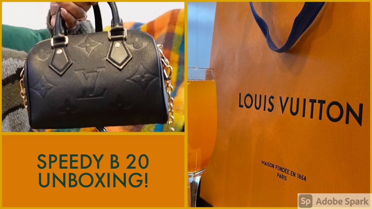 Louis Vuitton Speedy B 20 Unboxing!