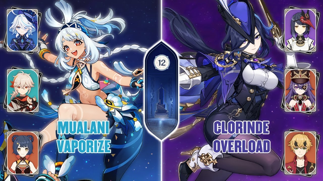 C0 Mualani Vaporize & C3 Clorinde Overload | 5.0 Spiral Abyss | Genshin Impact 5.0