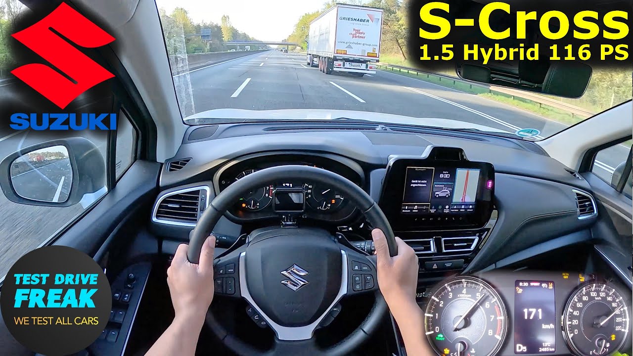 2025 Suzuki S-Cross 1.5 Dualjet Hybrid AllGrip 116 PS 🚀 Top Speed POV Drive + Fuel Consumption