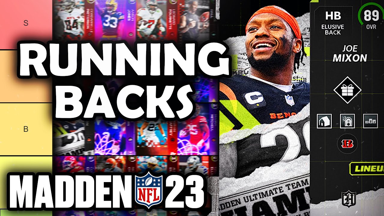 RANKING the BEST Running Backs (LAUNCH) in Madden 23 Ultimate Team (Tier List)