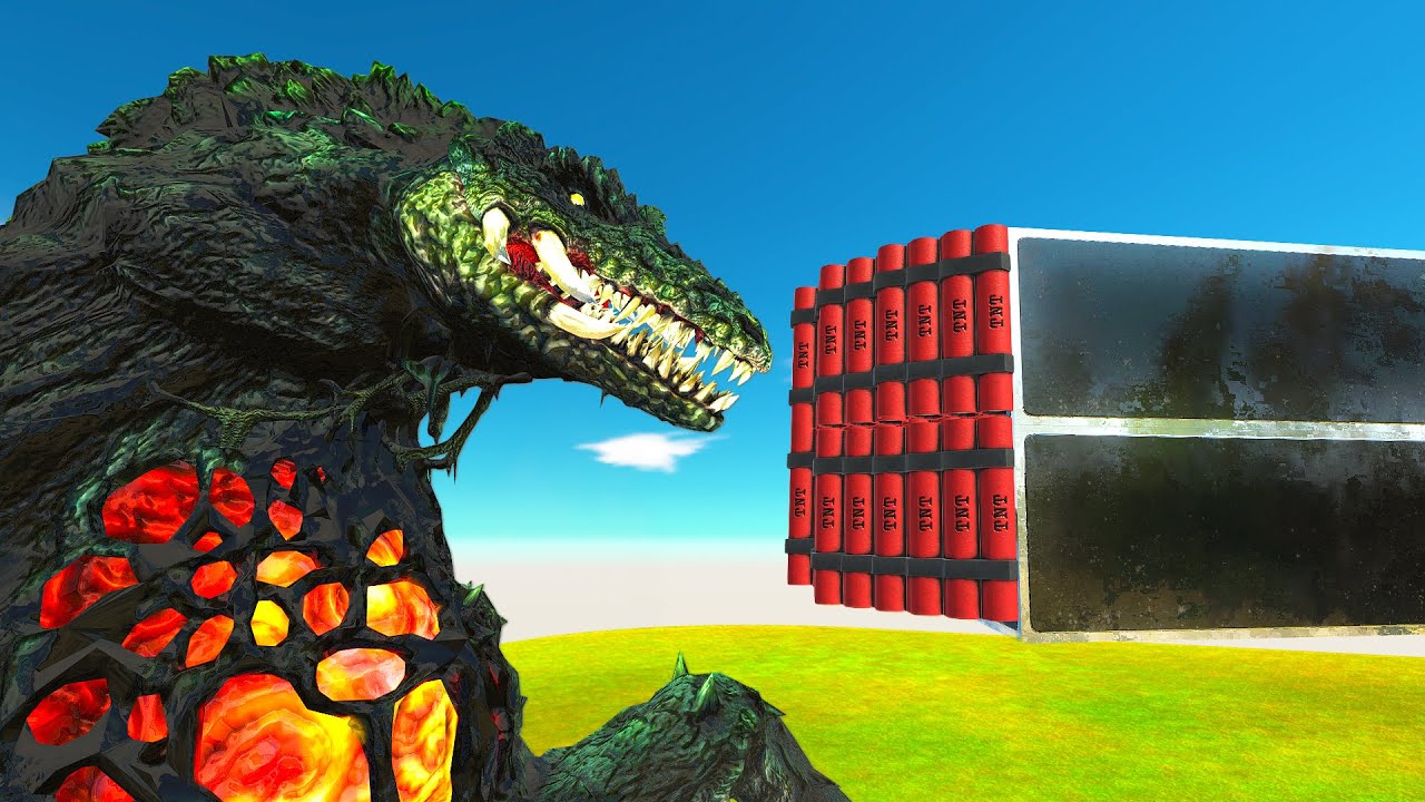 JET DYNAMITE VS MONSTERS - Animal Revolt Battle Simulator
