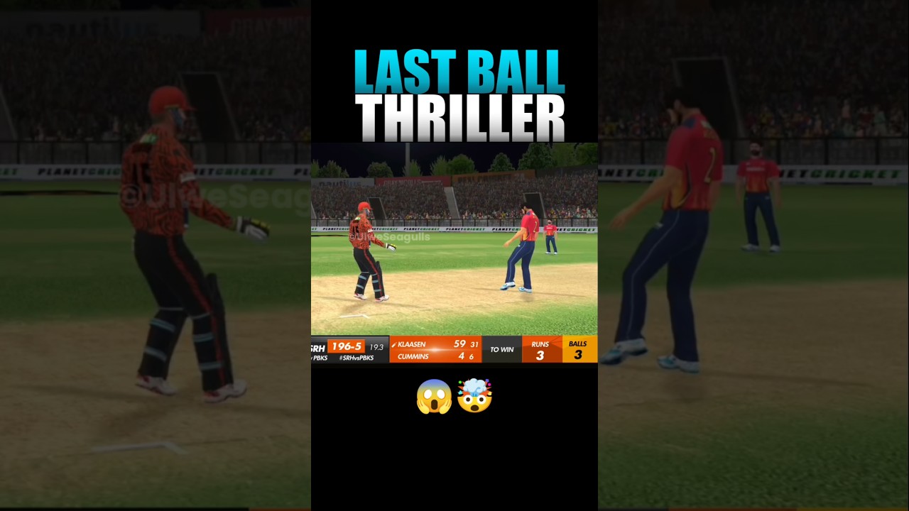 😱Can SRH defy Arshdeep to Win ? Real Cricket 24 | Arshdeep vs Klaasen | srh vs pbks rc24 