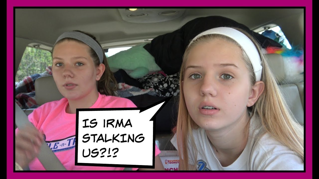 RUNNING FROM HURRICANE IRMA || EVACUATING FLORIDA VLOG || Taylor and Vanessa