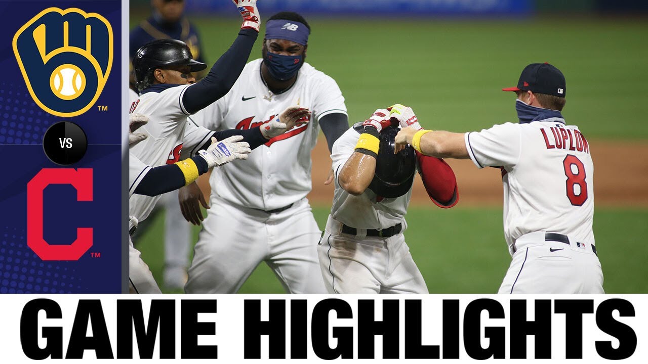 C&eacute;sar Hern&aacute;ndez's walk-off single lifts Indians | Brewers-Indians Game Highlights 9/5/20