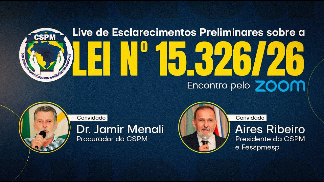 Dr. Jamir Menali e presidente Aires Ribeiro esclarecem a Lei nº 15.326/26, da Educação Infantil