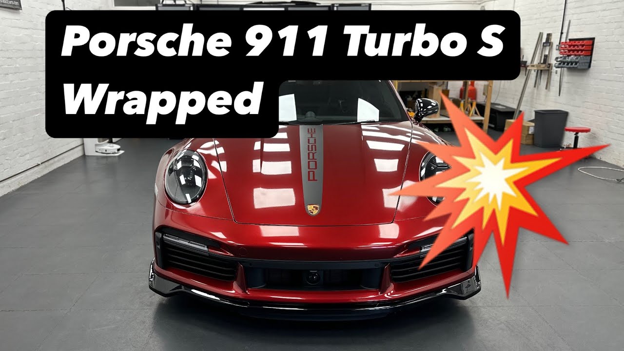 Porsche 911 Turbo S Wrapped