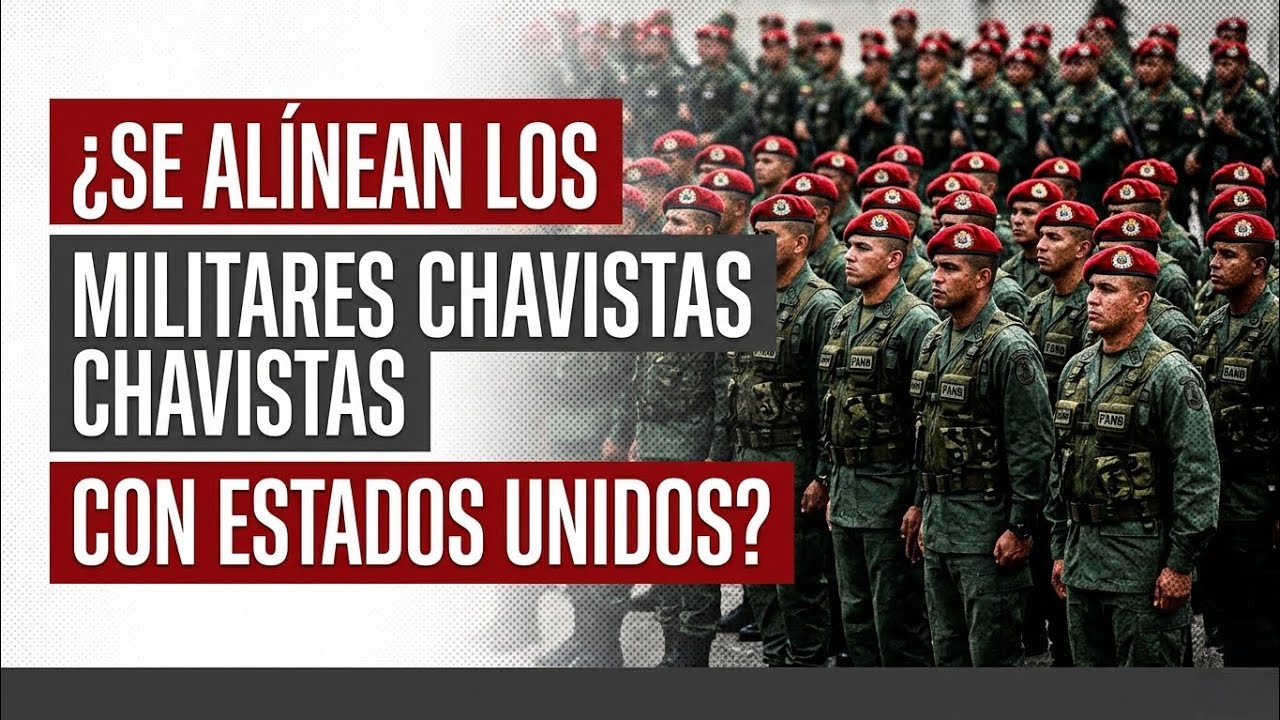 ¿Se están ALINEANDO los militares chavistas con EE.UU.?