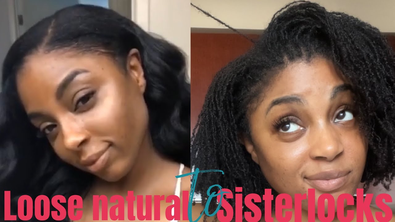 4b Loose natural to Sisterlocks Video Journey