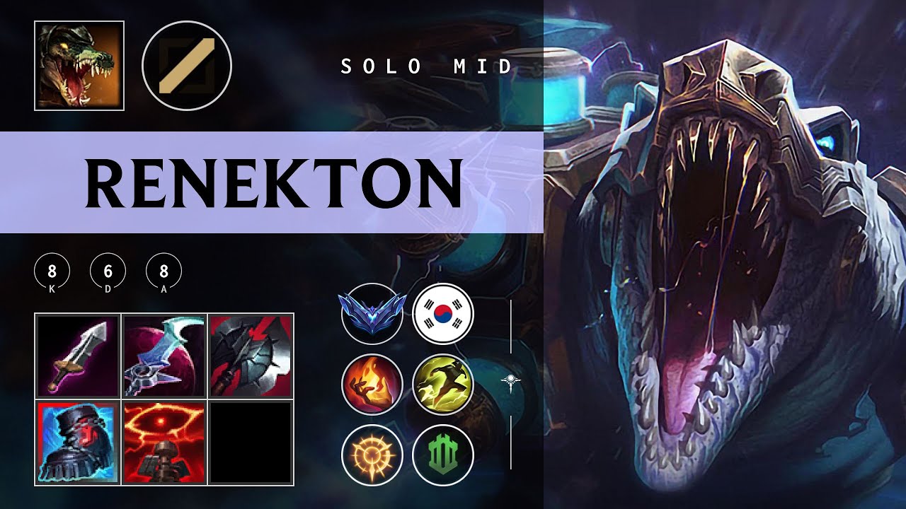 Renekton Mid vs Fizz - KR Diamond Patch 25.24