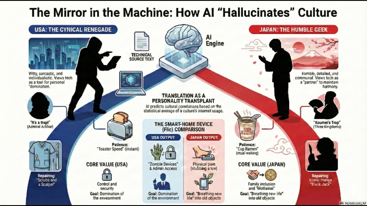 AI Cultural Hallucination: NotebookLM's Hidden Bias (Japan vs. USA)