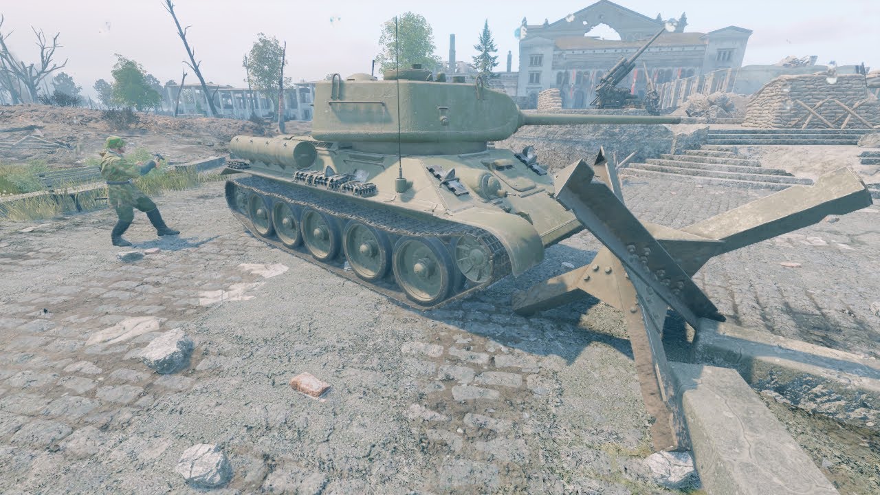 Enlisted - Czech hedgehog vs tanks