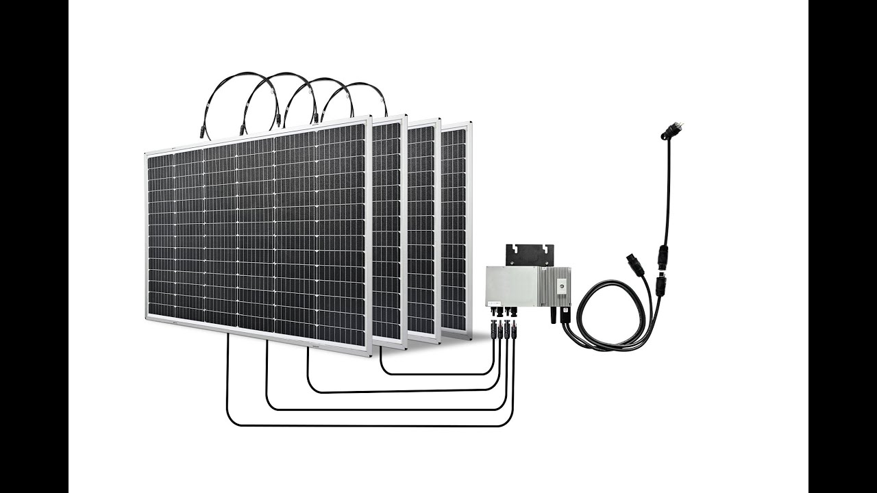Lightweight 300W 600W Plug&Play Balcony Solar System Solution #Balkonkraftwerk #balcony #solar