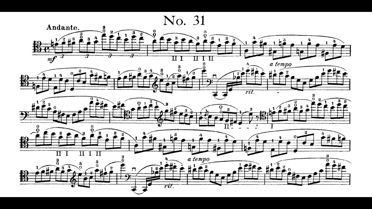 David Popper - Op.73, Étude No.31 Hohe Schule des Violoncello-Spiels