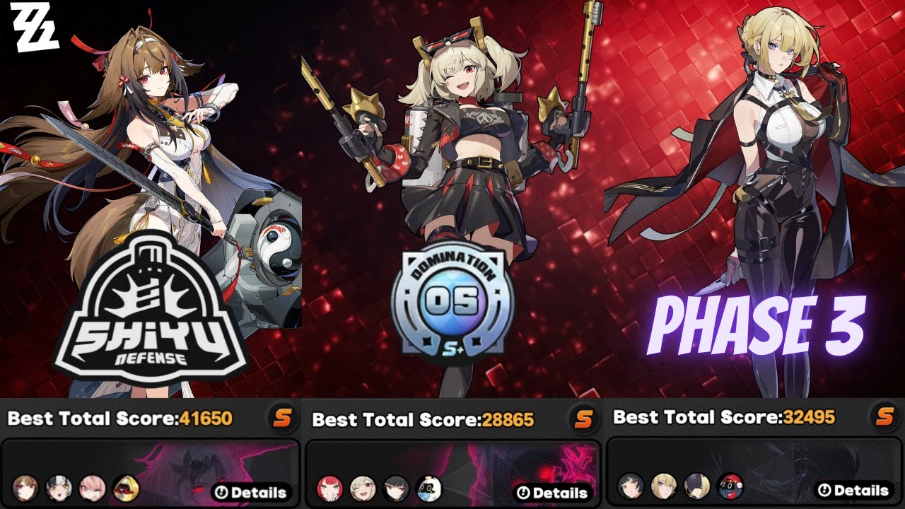 S+ Clear! SHIYU DEFENSE NODE 5 (P3) Ye Shunguang, Burnice/Miyabi & Evelyn | Zenless Zone Zero 2.5