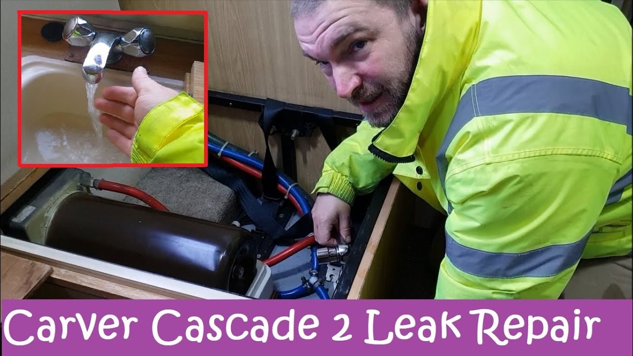 Ремонт протекающего водонагревателя в автодоме.