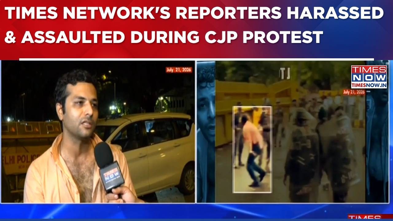 Times Network's Reporters Harassed & Assaulted By Mob During CJP Protest | All You Need To Know