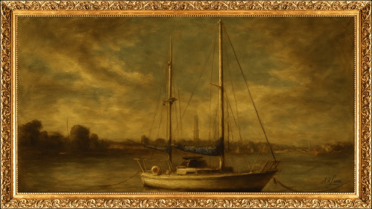 Sailboat on Brisbane river