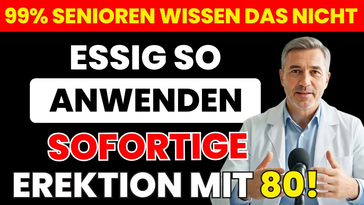 M&auml;nner ab 60: Oliven&ouml;l & Essig f&uuml;r bessere Durchblutung am Morgen | Senioren Gesundheit