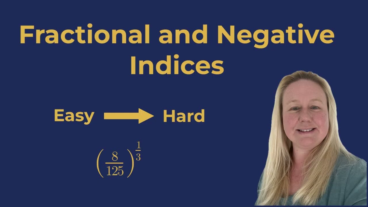 Fractional and Negative Indices GCSE Maths (Higher) | Exam Questions
