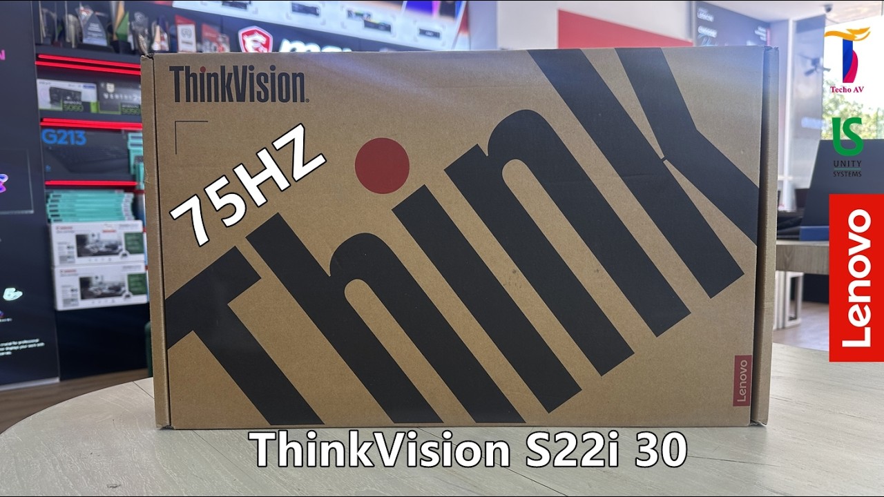 Lenovo ThinkVision S22i 30 Unboxing & Review | 75Hz , 21.5