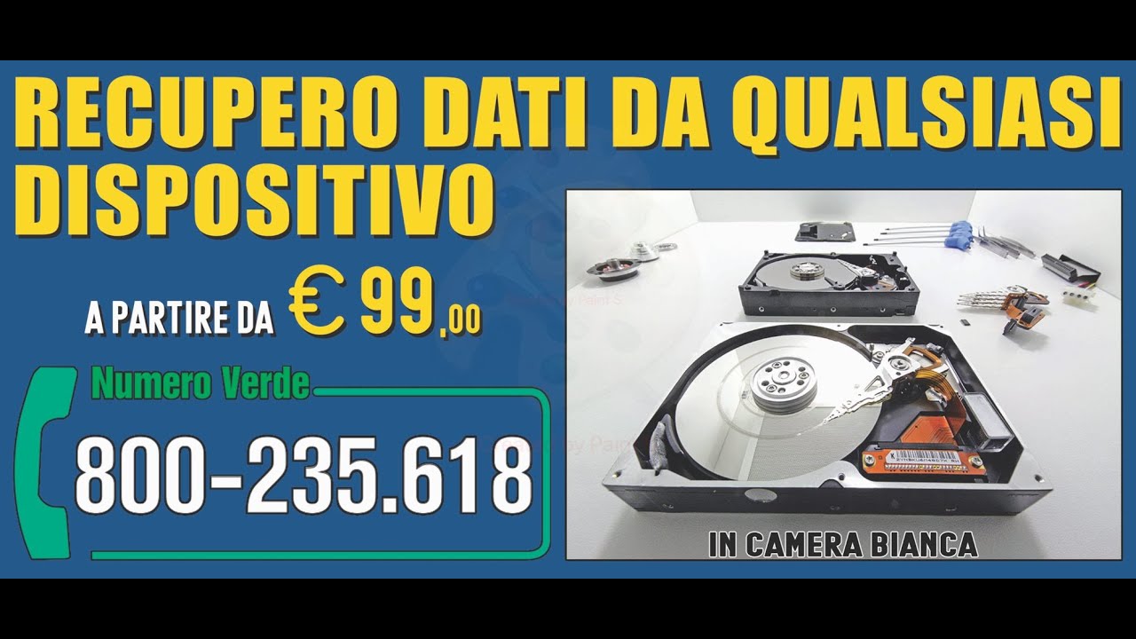 Tutorial: Come sostituire le Testine Hard Disk in Camera Bianca? Piccolo Video Guida