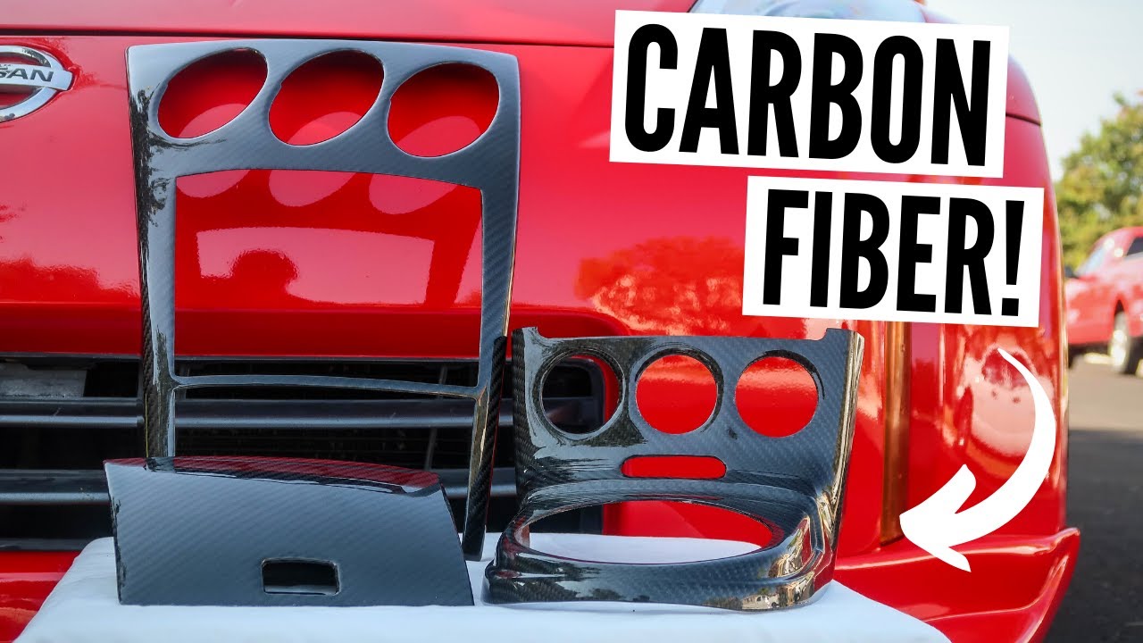 Full Carbon Fiber Nissan 350z Center Dashboard! *UNBOXING*