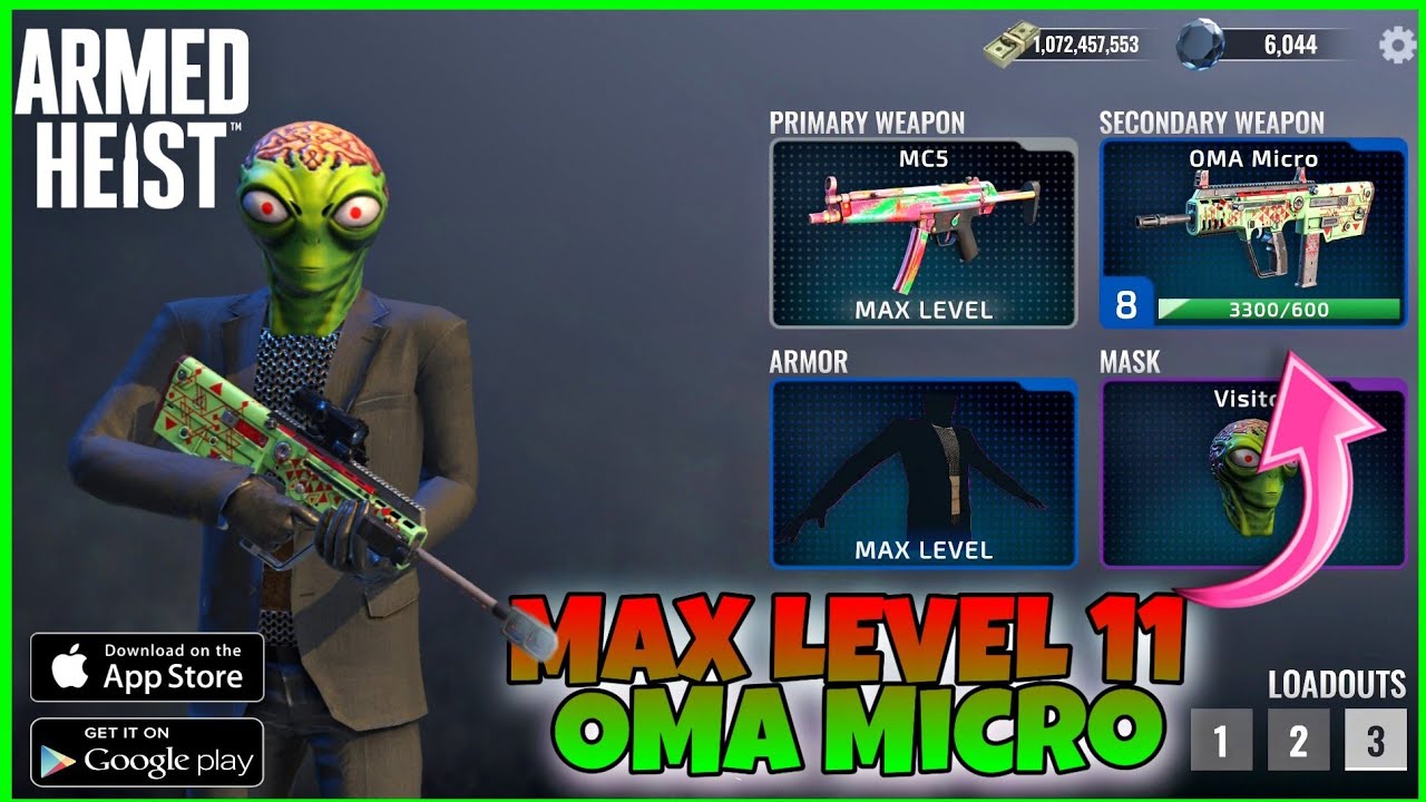Max Level 11 OMA Micro🔥SMG Gameplay| Armed Heist