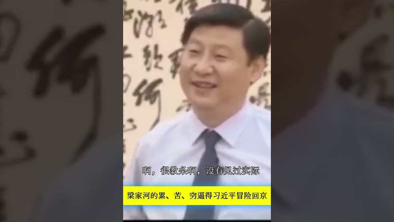 梁家河累、苦、穷！逼得习近平宁可冒险回京：家家户户都要饭！富正月穷二月半死不活三四月，这个时候粮食留给这个干活的，然后婆姨女子带着孩子们都出去要饭。所以我呆了三个月以后又回北京去了 #习近平