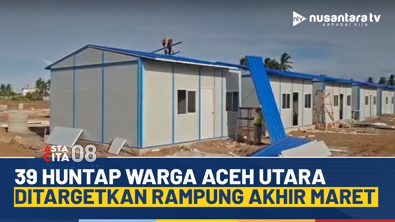 [LIVE] Kemenko Polkam Rampungkan Pembangunan 39 Huntap Warga Aceh Utara Pascabecana | ASTA CITA 08