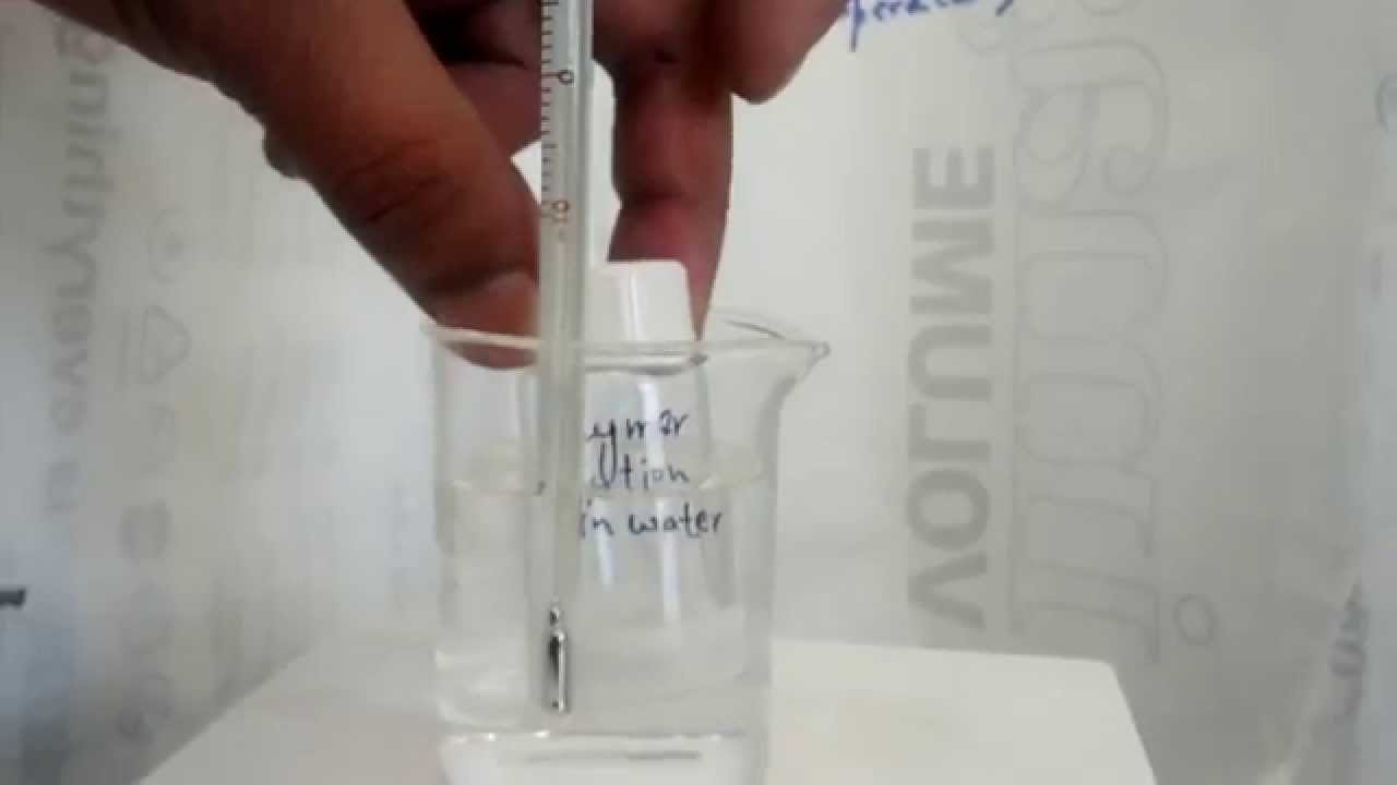 Temperature Sensitive Polymer demo