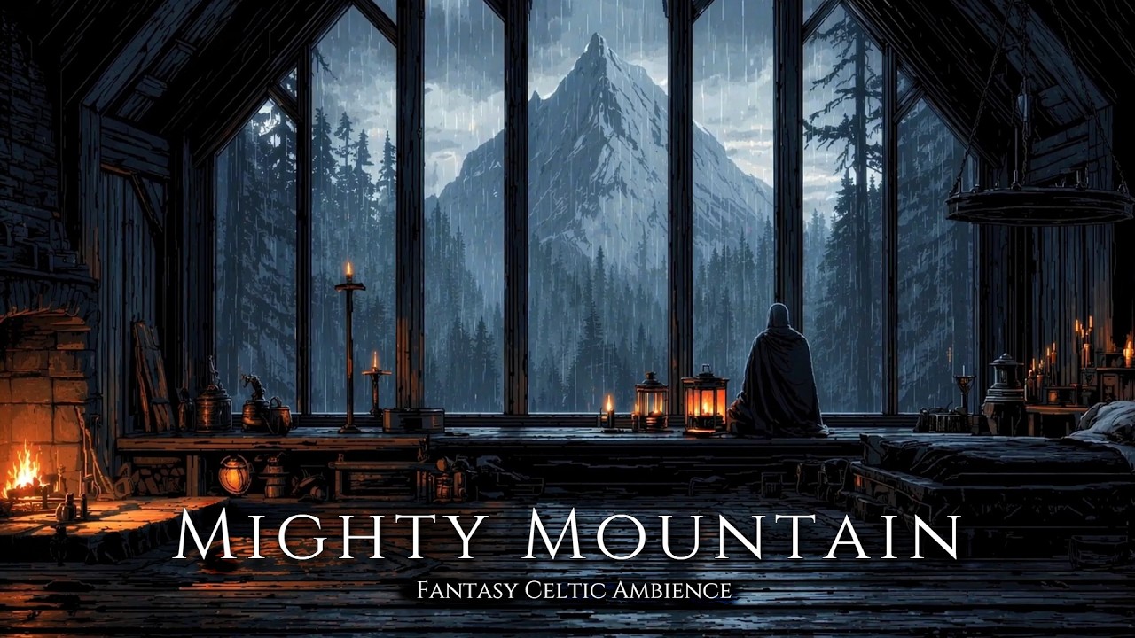 mighty mountain | SOARING medieval fantasy ambient - 3 hours