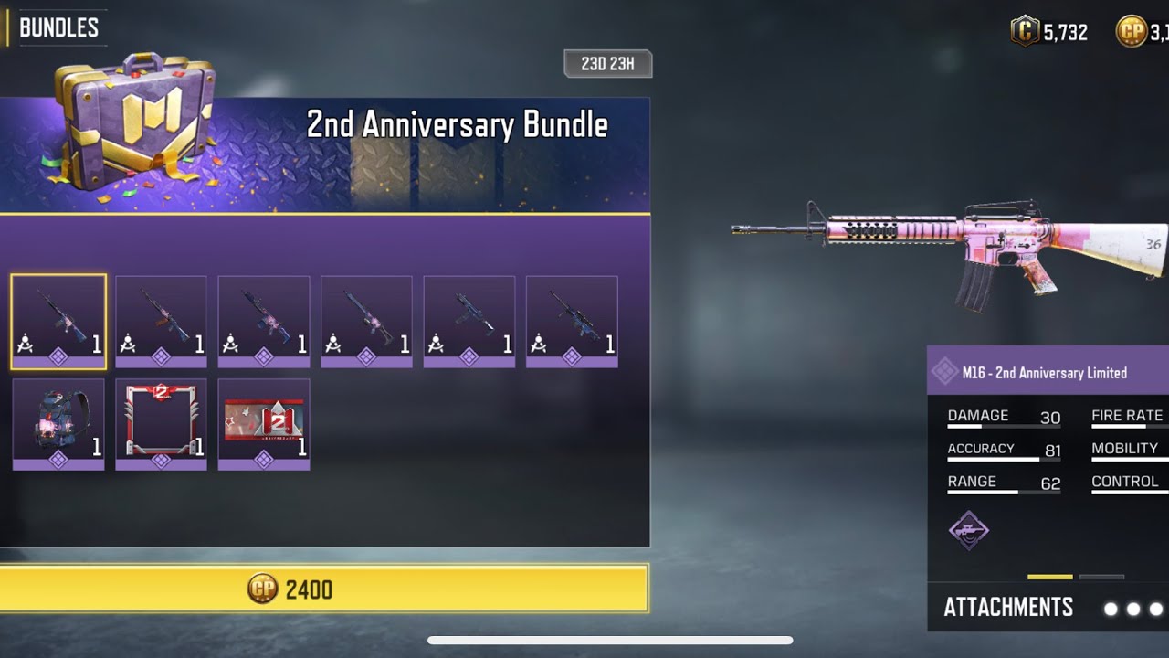 Purchasing the &ldquo;2nd Anniversary&rdquo; Bundle | CODM