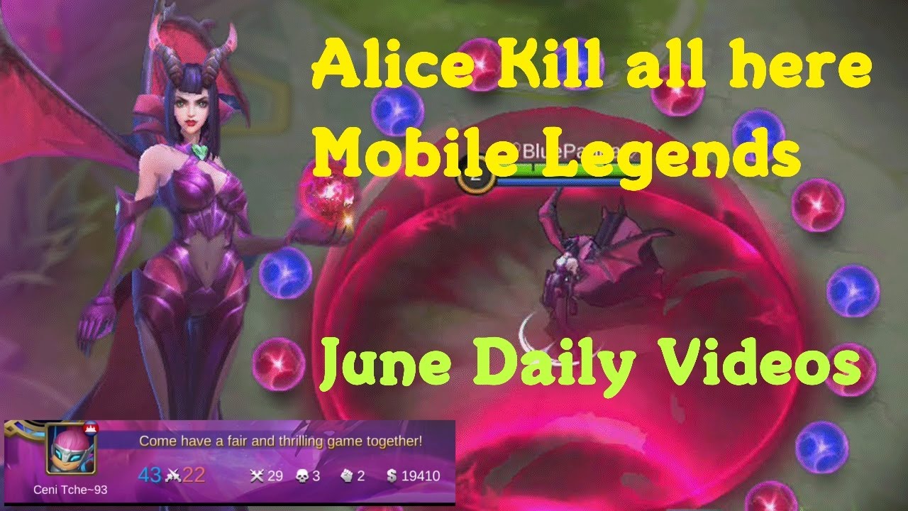 Alice k29,d3 Mobile Legends #R2