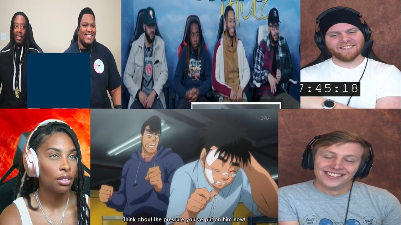 HAJIME NO IPPO 2X5 REACTION MASHUP!!