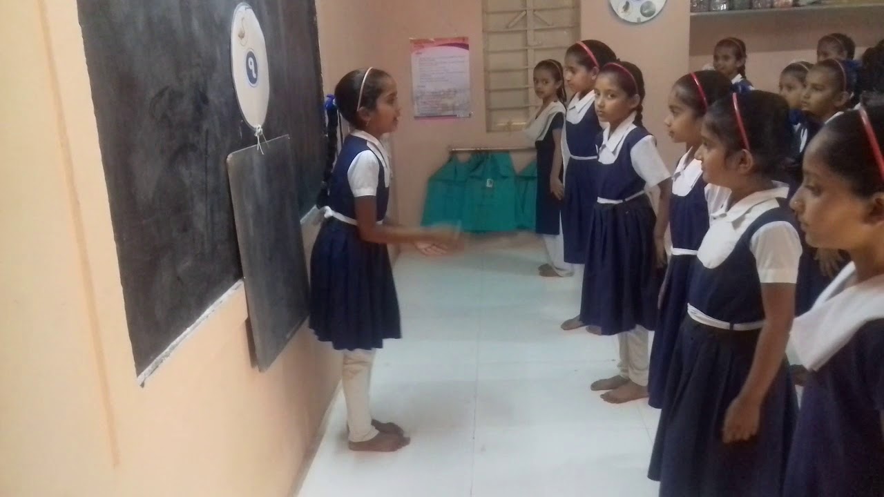 Hop a little jump a little. Action song doing by class 3 and 4.