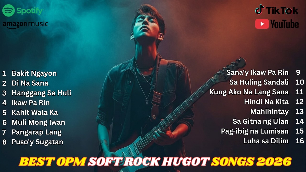 BEST OPM Soft Rock Love Ballads 2026 – Heartfelt Tagalog Songs for Late Night Senti Moments
