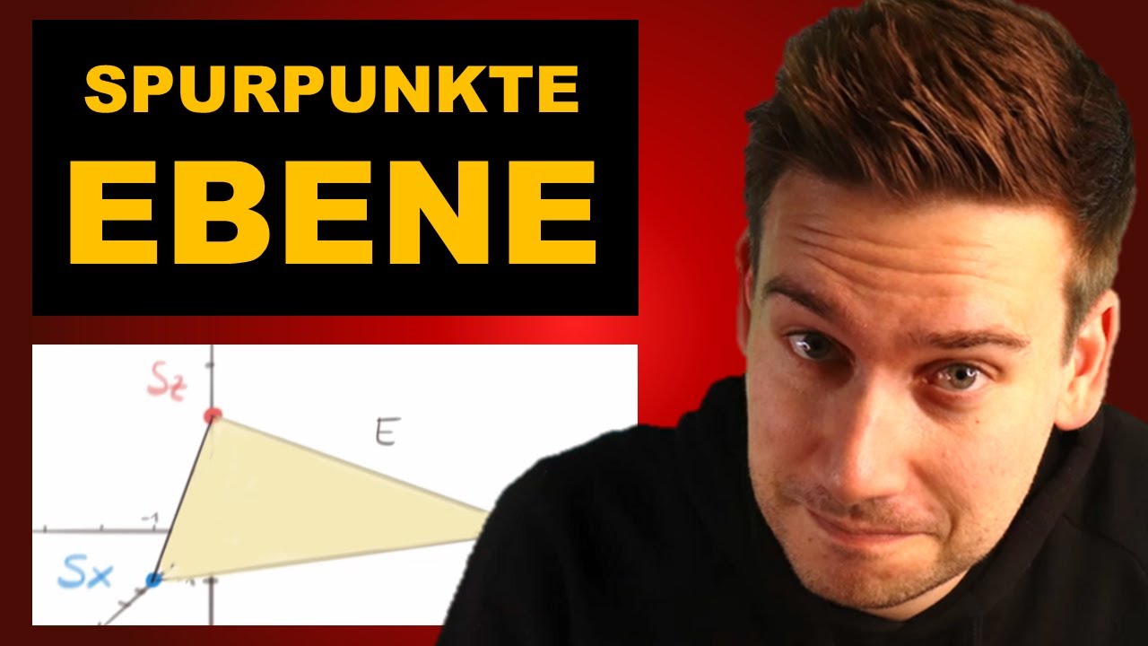 Spurpunkte berechnen | How to Mathe Abi 2022 | Vektorrechnung