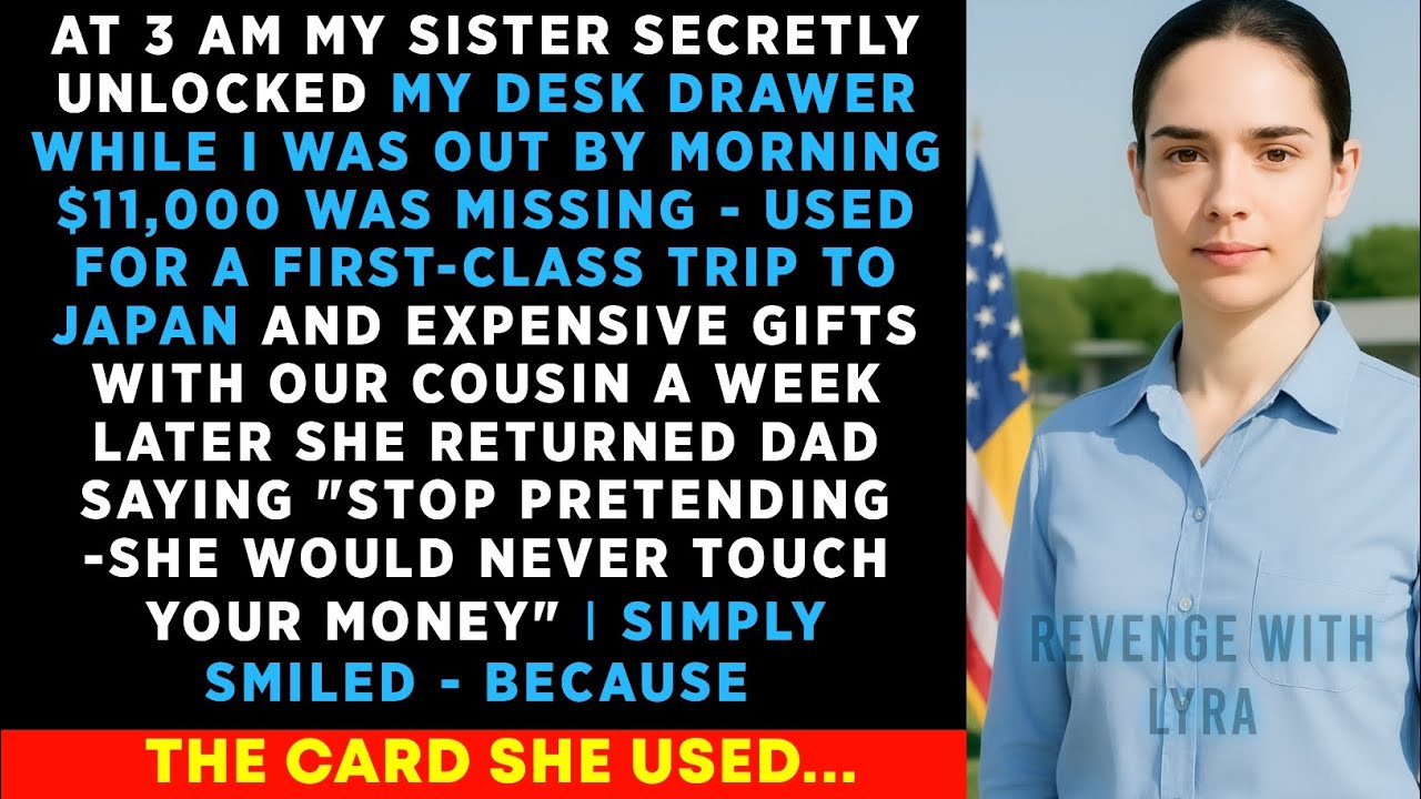 At 3 AM, My Sister Secretly UNLOCKED MY DESK DRAWER WHILE I WAS OUT. By Morning,$11,000 Was Missing