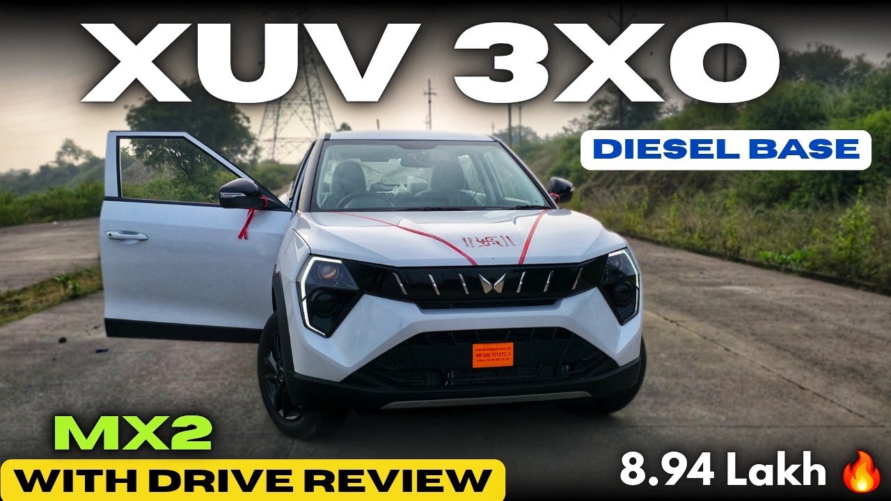 2025 Mahindra XUV 3XO MX2 | Diesel Base | With Drive Review | Detailed Walk-Around | beCARladka