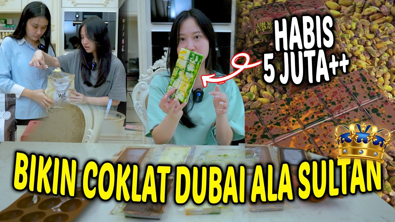 BIKIN COKLAT DUBAI VERSI SULTAN !! BAHAN PREMIUM DAN MAHAL !!